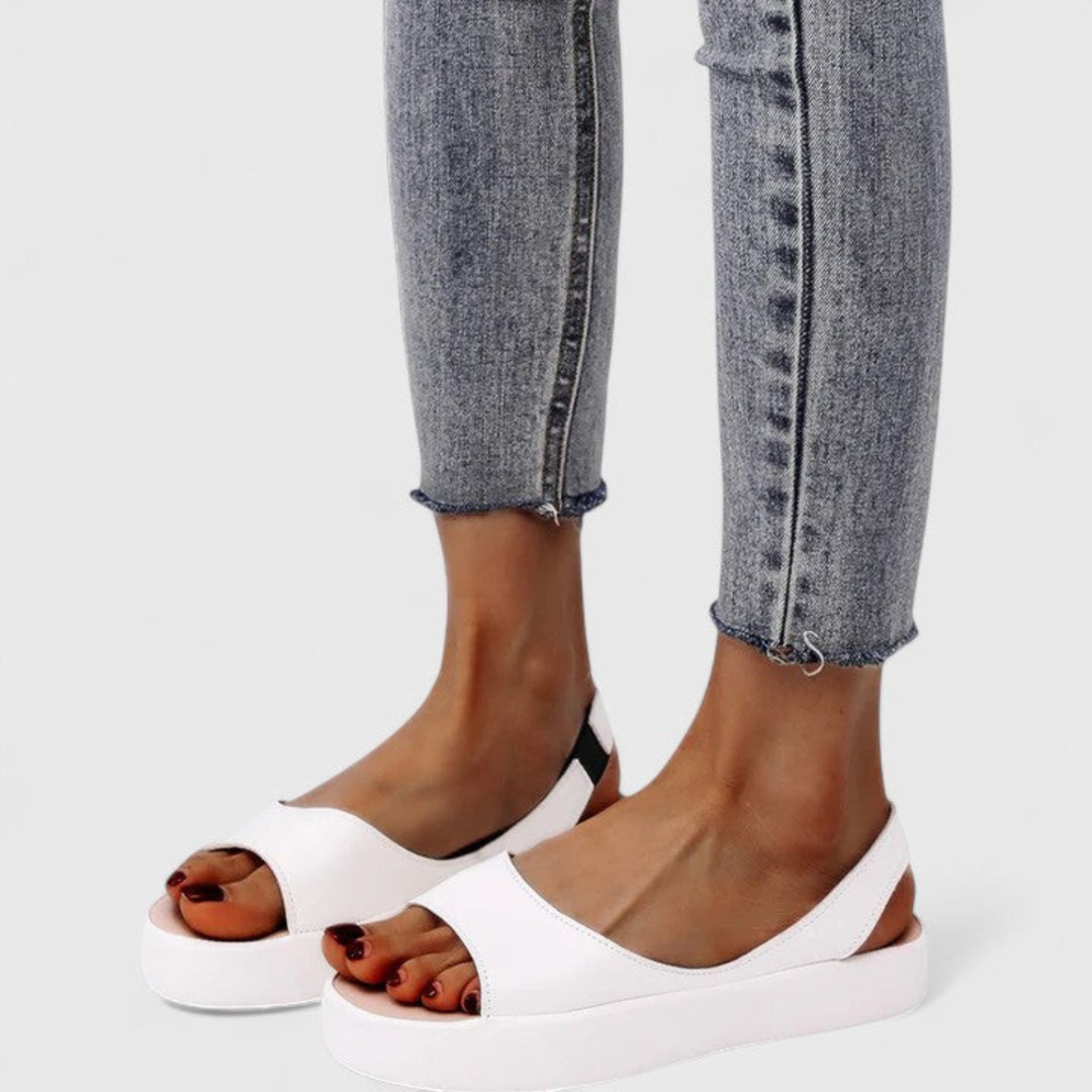 Astra | Trendiga platåslingbacksandaler för damer