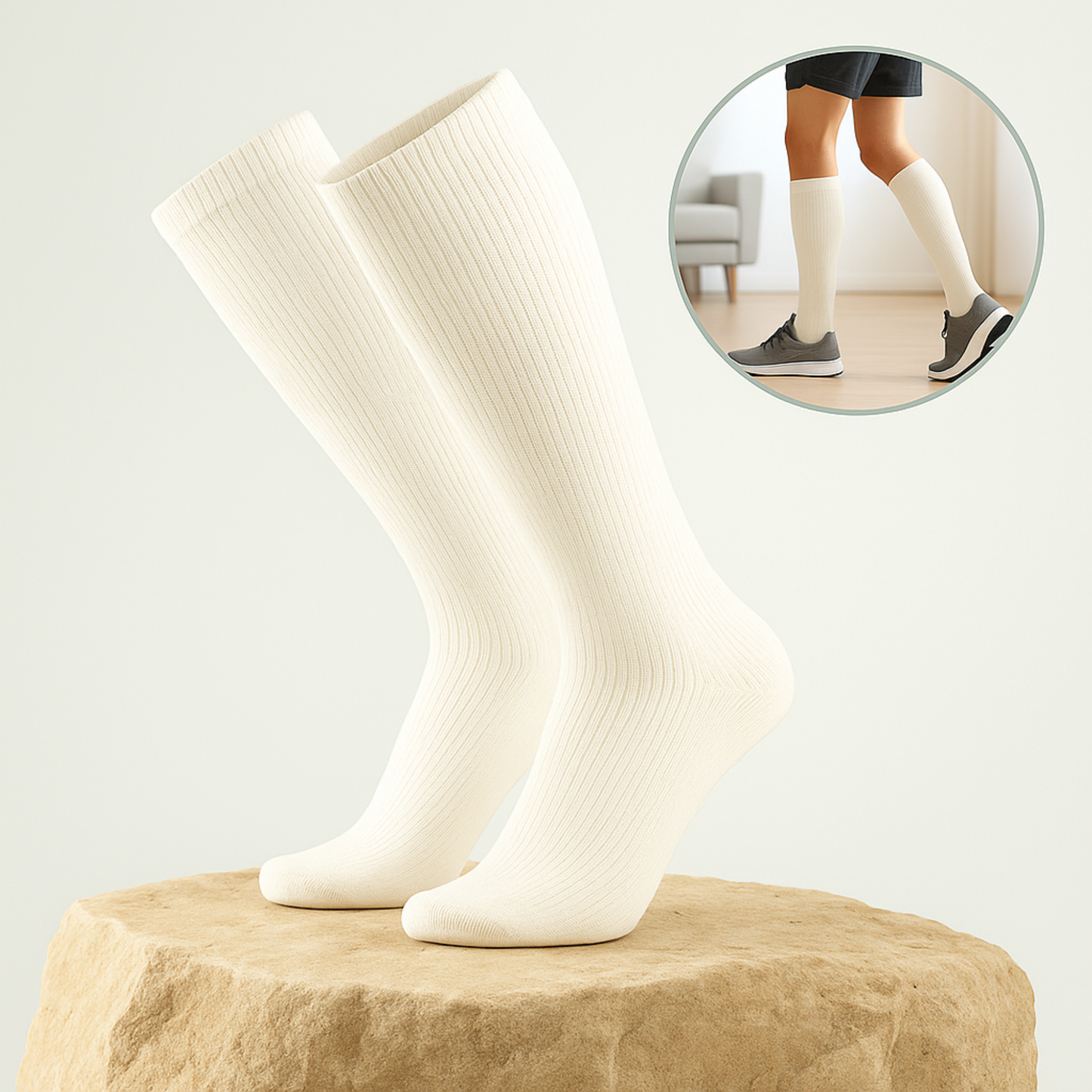 VarmNord – Kompressionsstrømper mod smerter | Åndbar & elastisk | Til sport, rejser & lange arbejdsdage