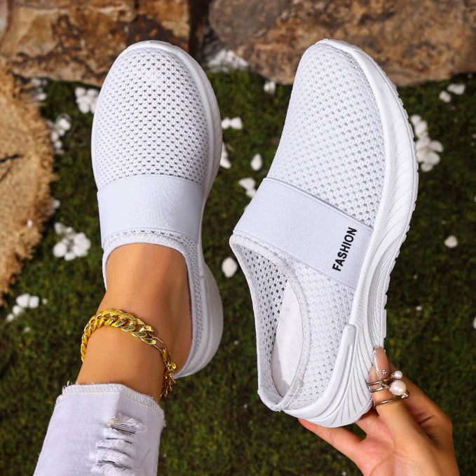 Dam Sneakers med Klemmförslutning för Enkel Påtagning