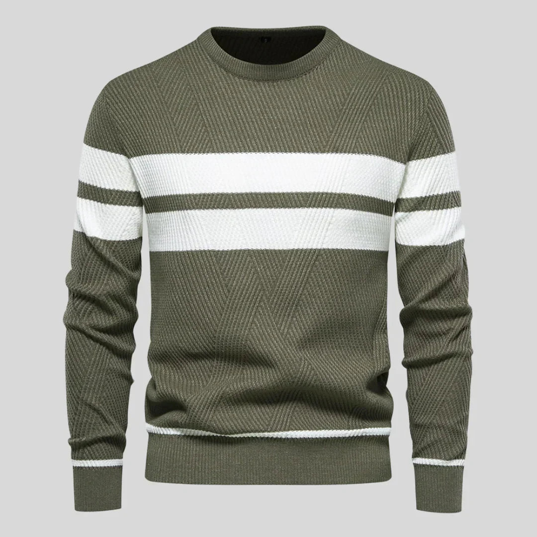 Bruno varm bomulds pullover – herre