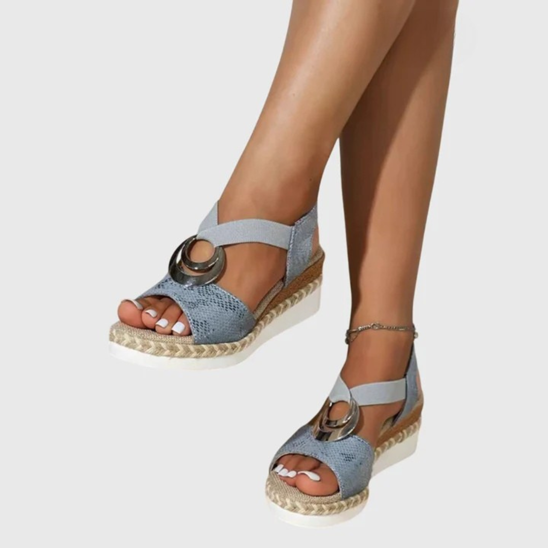 Livia | Eleganta Sandaler med Snördetalj för Damer