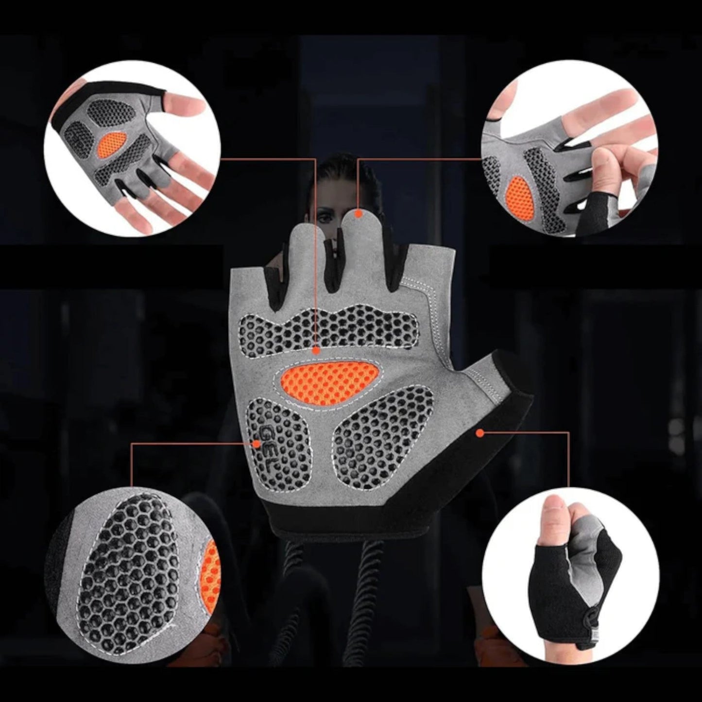 Antislip Sports Handsker – Maksimal Komfort & Præstation