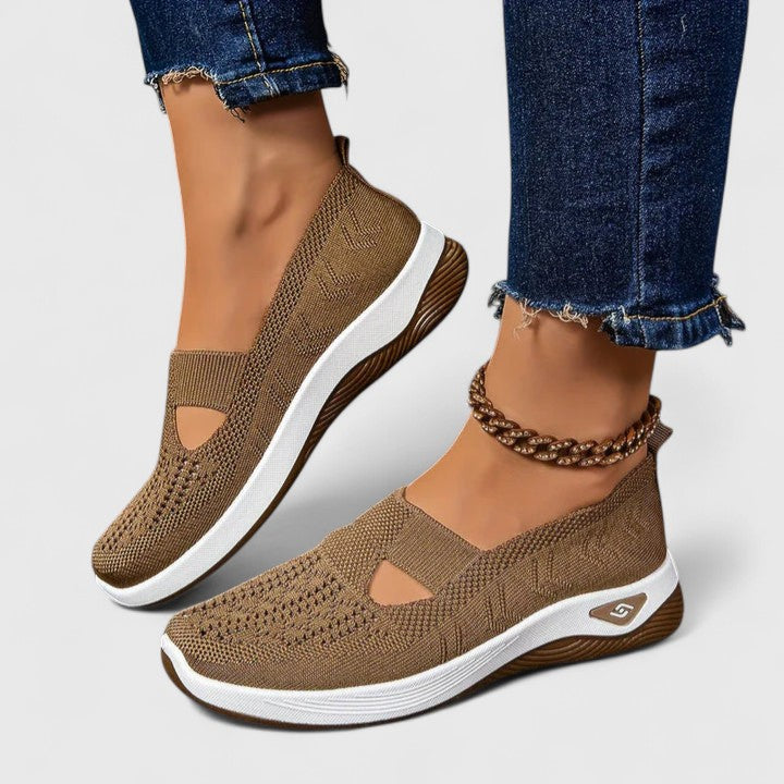 Dame Slip-On Sneakers: Letvægt og Åndbar til Hverdag