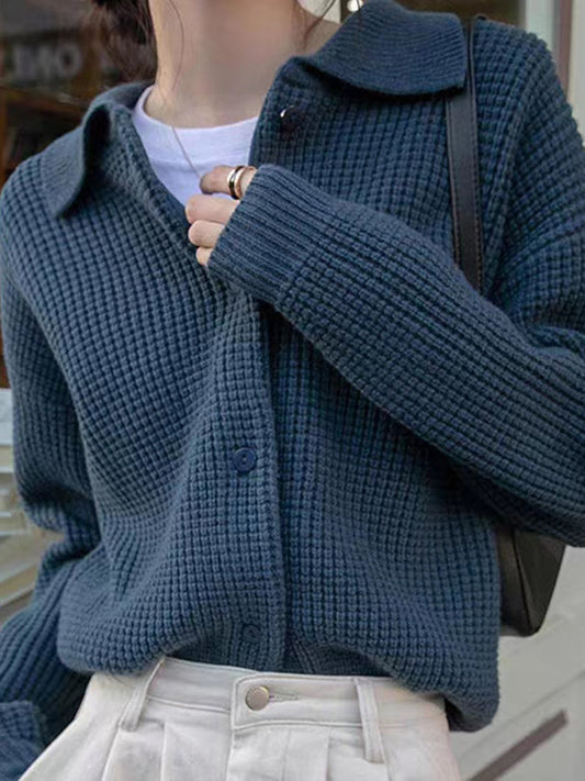 Sofistikeret Strikket Cardigan til Efterår og Vinter