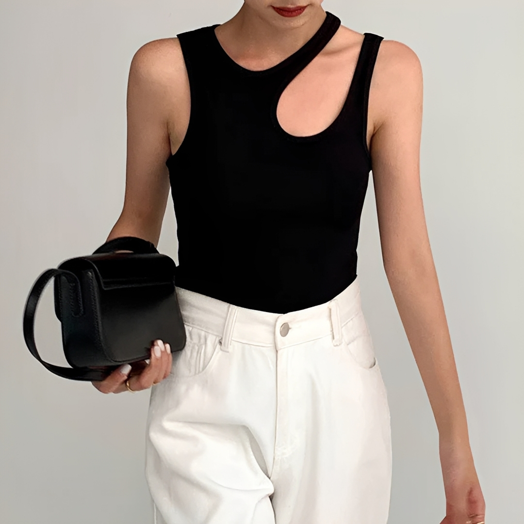 Lumiere - Elegant ärmlöst Cutout-Top