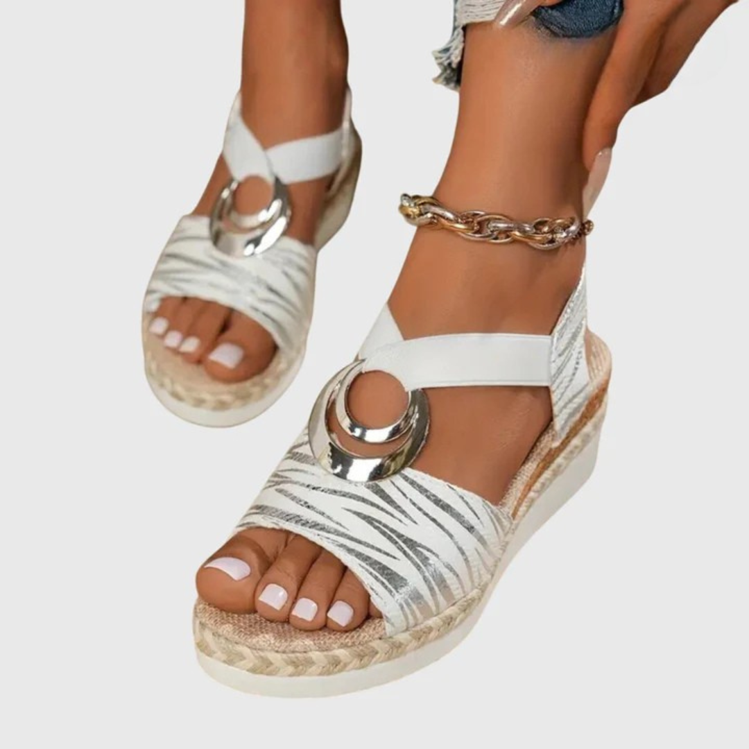 Livia | Eleganta Sandaler med Snördetalj för Damer