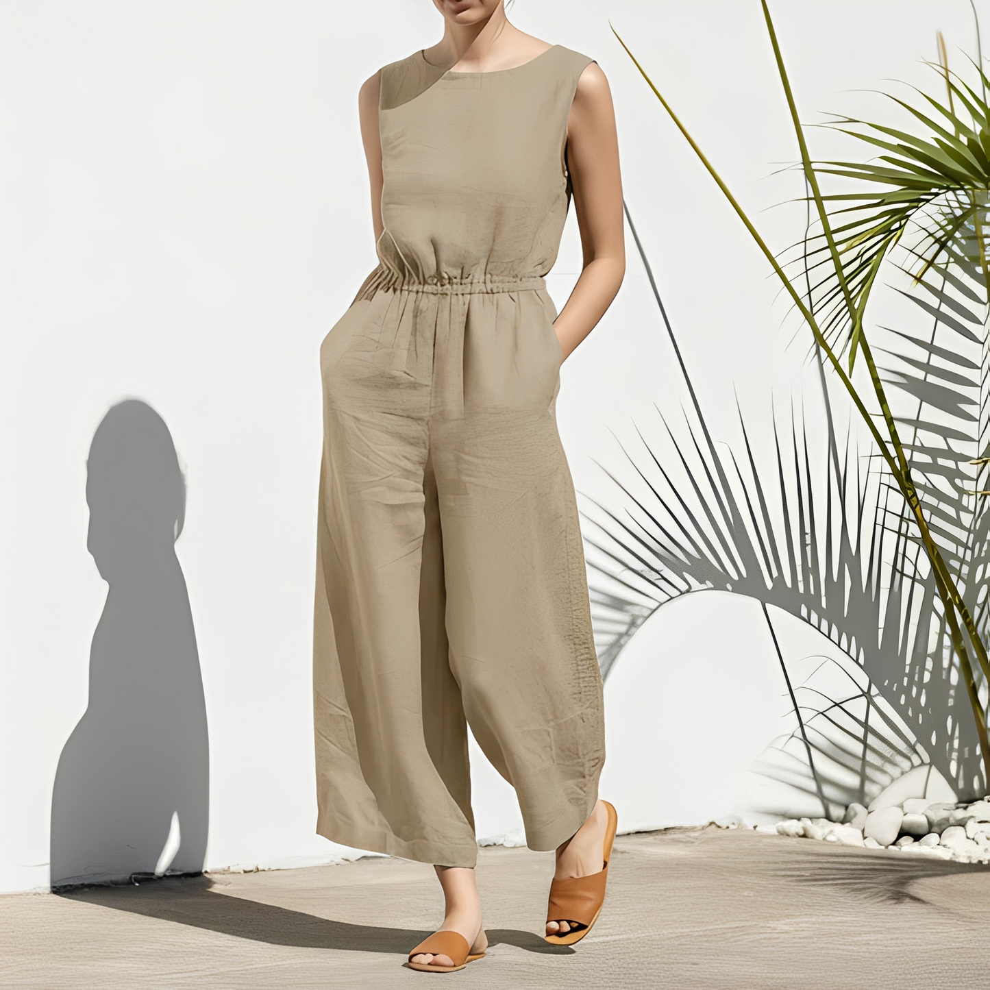 Soleil - Chic Sommaroverall för Kvinnor