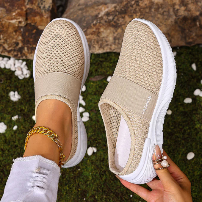 Dam Sneakers med Klemmförslutning för Enkel Påtagning