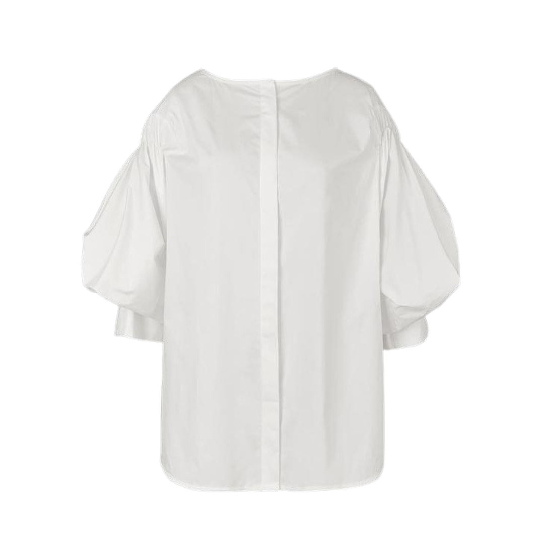 Blus med puffärmar för dam – Elise-modell