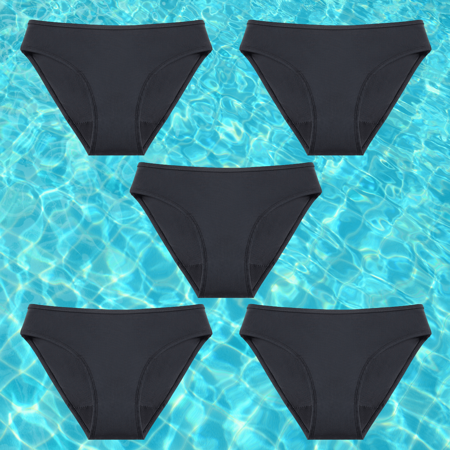 Bikinislip för kvinnor - Menstruationsunderkläder och badkläder
