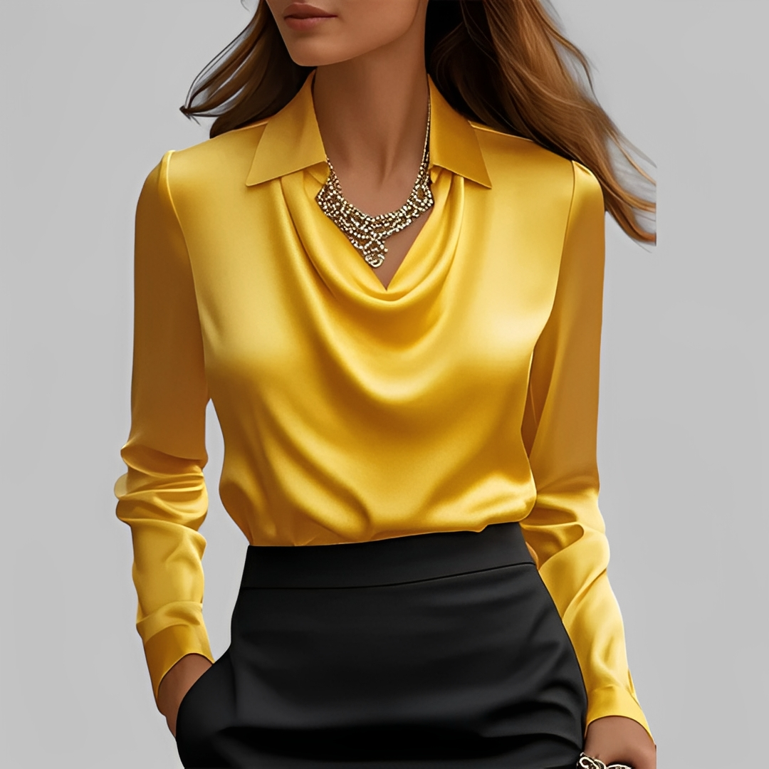 Ava - Elegant Blus för Stilmedvetna