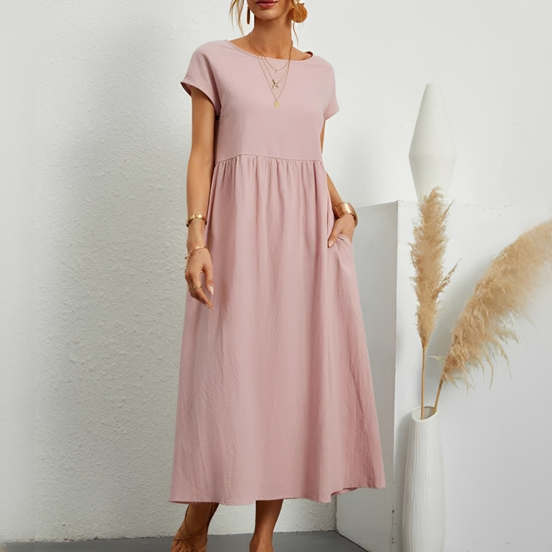 Sommarsensation - Elegant Klänning för Kvinnor