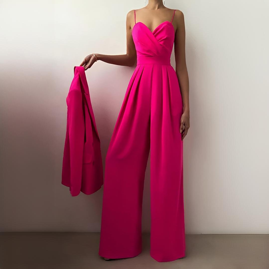 Lysande Jumpsuit för Moderna Kvinnor med Lätt Benvidd