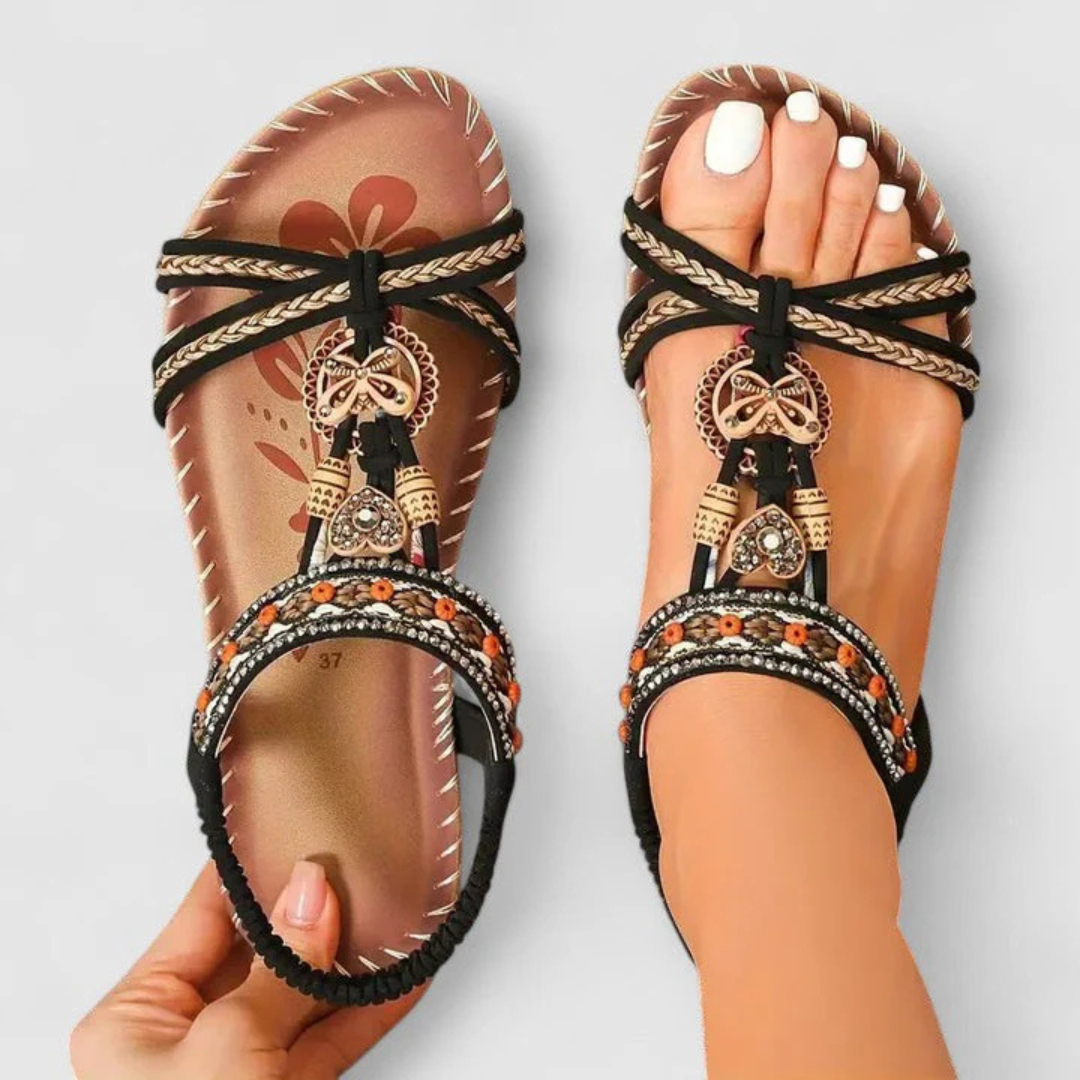 Luna | Eleganta sandaler med öppen tå för sommaren