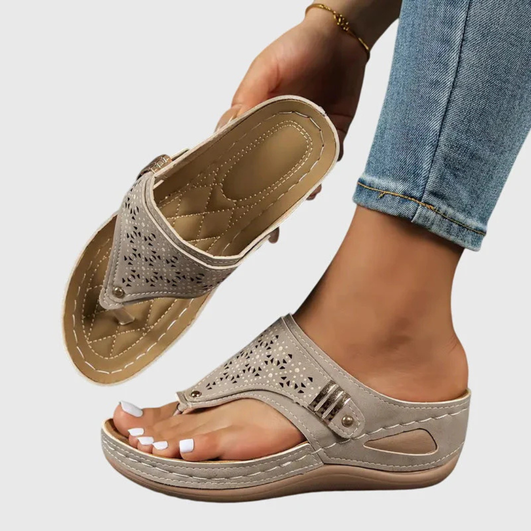 Sophie | Eleganta slip-on-sandaler för sommaren
