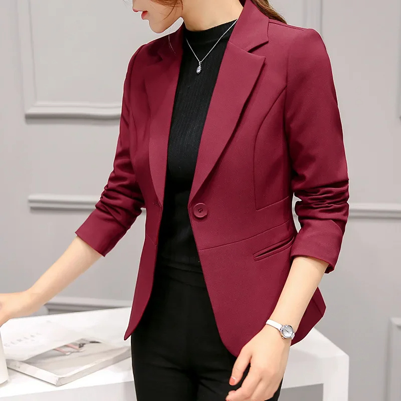 Stilfull Dam Blazer för Varje Tillfälle