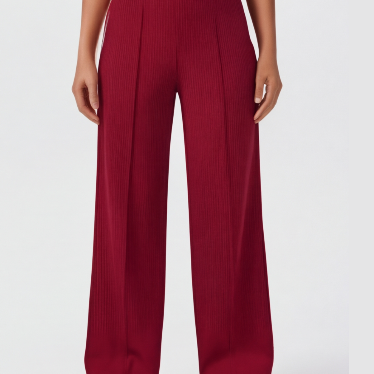 Elegant og Løs Yoga-Bukser med Crossover-Linning