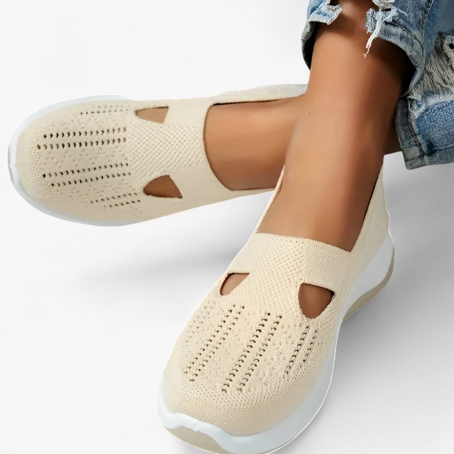 Dam Skor Slip-On i Elegant Design