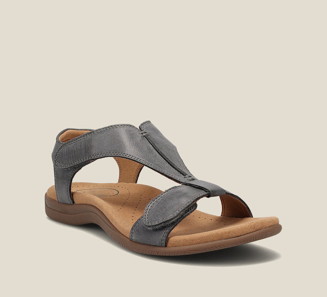 Flata Sandaler för Dam med Korskorsning