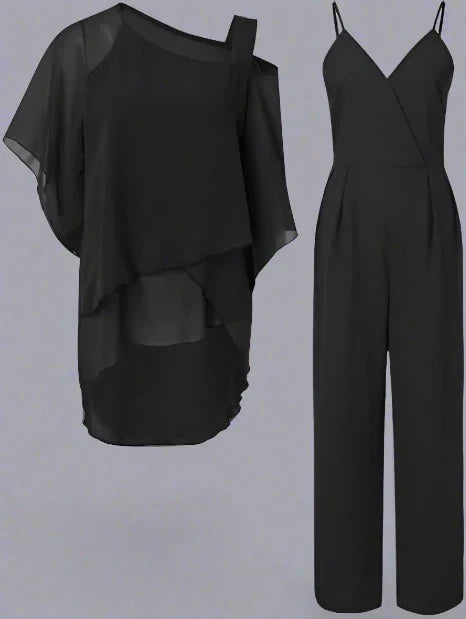 Elegant Chiffonset för Kvällar