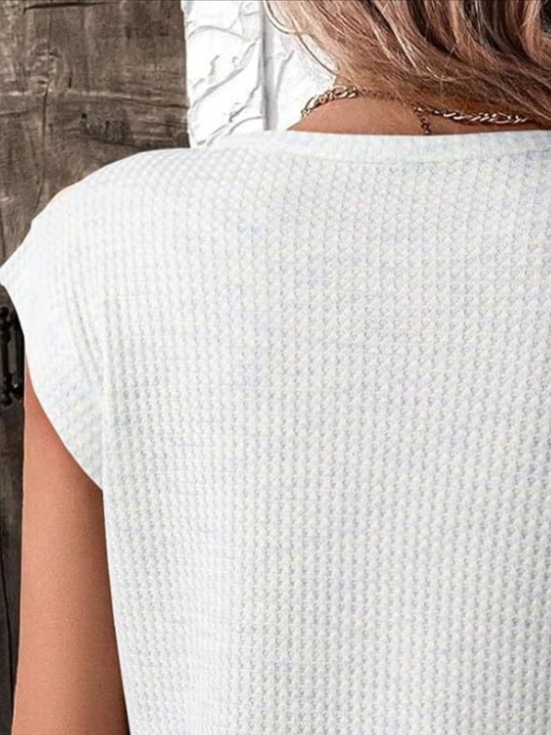 Elegant T-shirt med Rundhals og Korte Ærmer til Kvinder