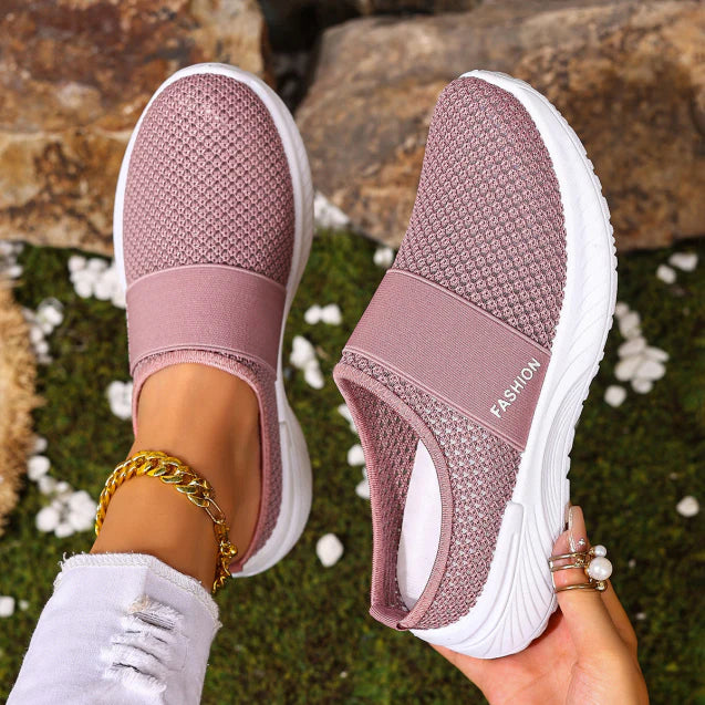 Dam Sneakers med Klemmförslutning för Enkel Påtagning