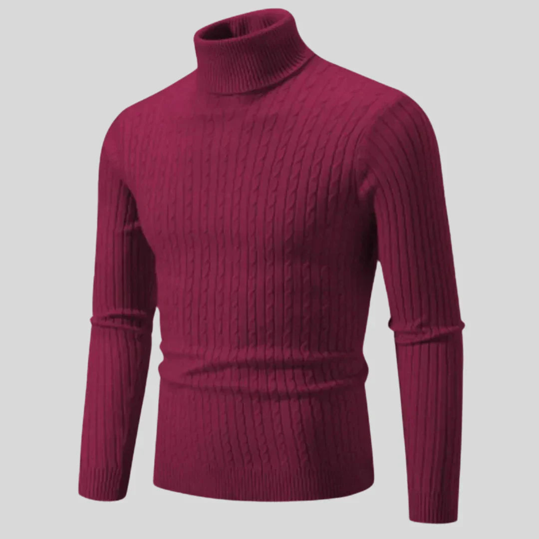 Christoph stilfuld rullekrave sweater – herrer