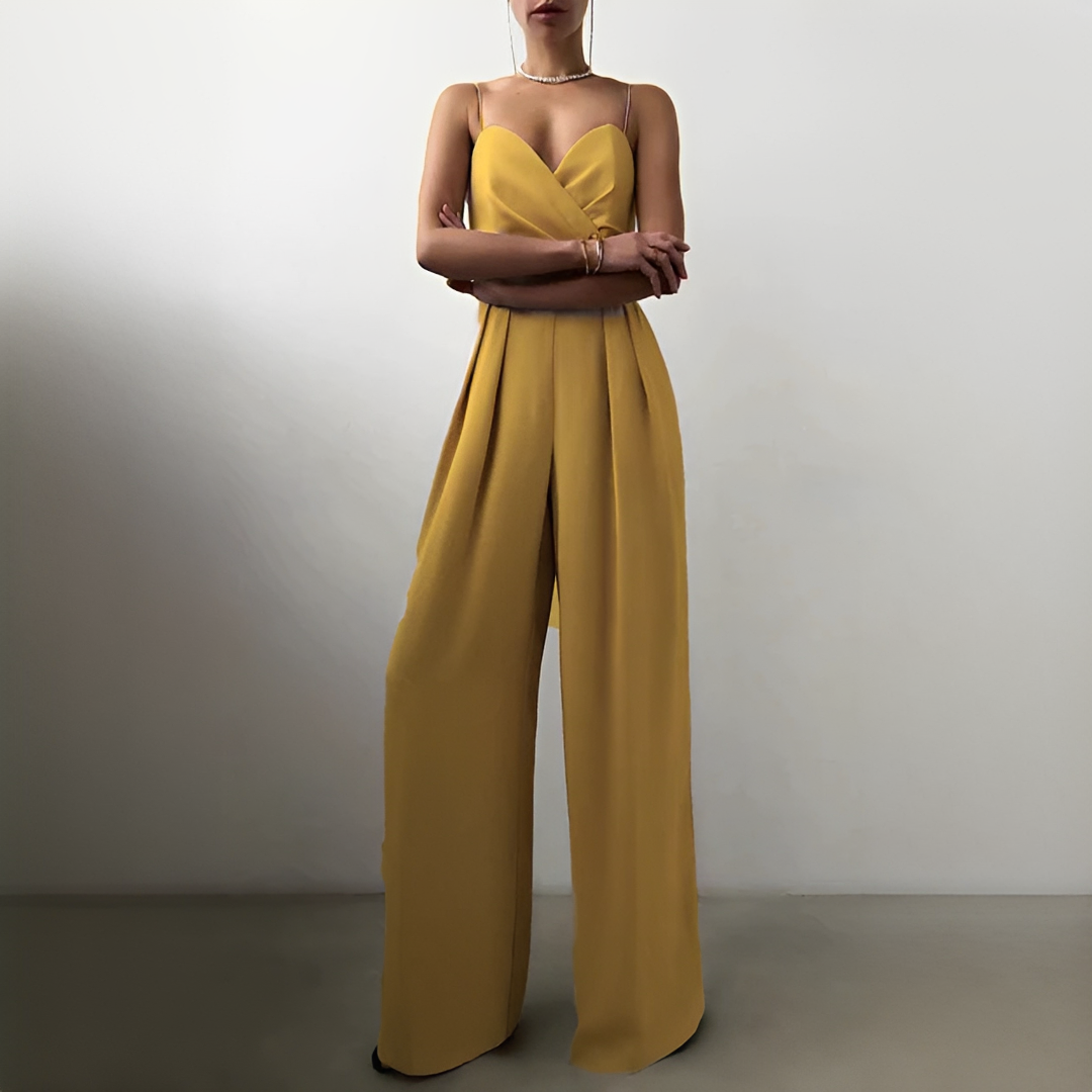 Lysande Jumpsuit för Moderna Kvinnor med Lätt Benvidd