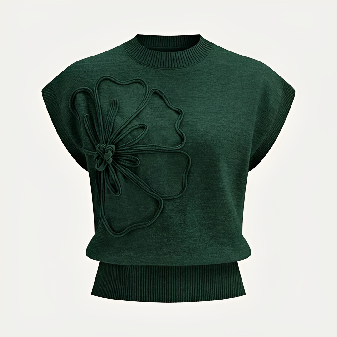 Floristisk Charm - Blommigt Top för Varje Tillfälle