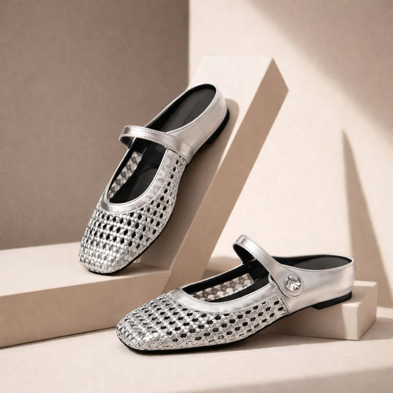 Slip-on Skor för Dam med Rem