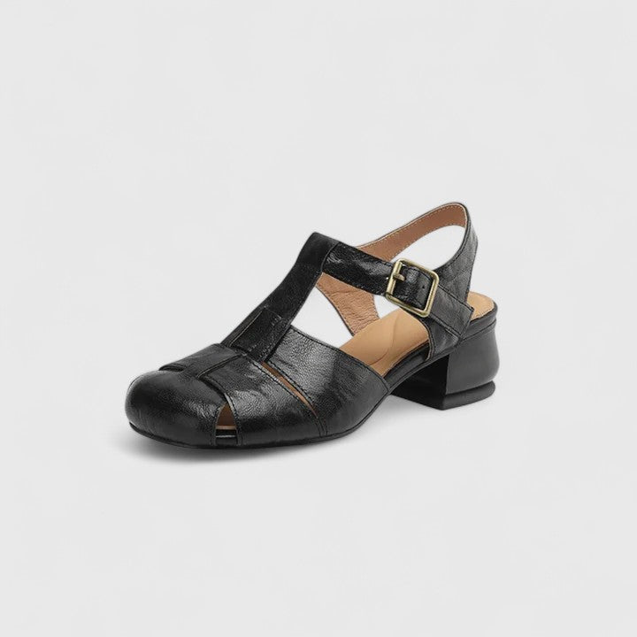 Vintage Sandaler til Damer med Komfortabelt Peeptoe-design