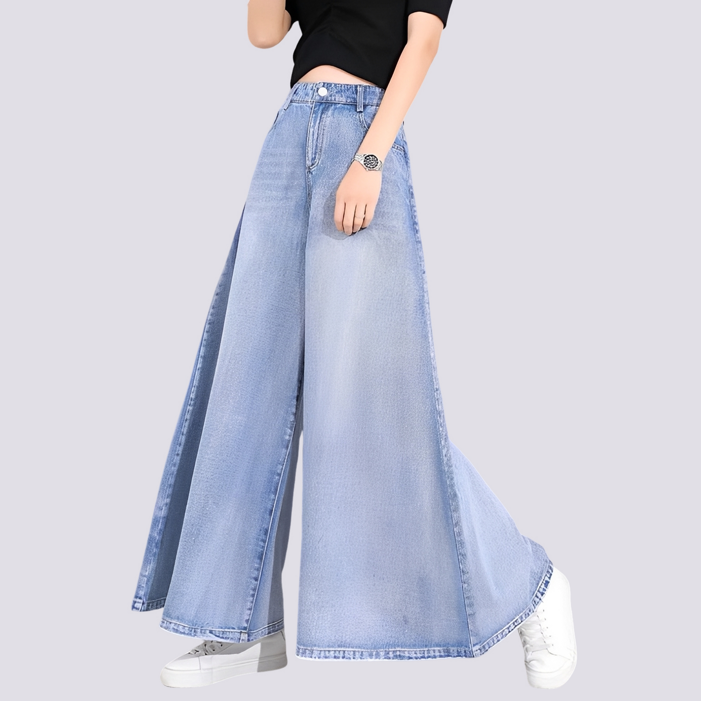Livia - Eleganta Vida Jeans med Avslappnad Passform för Kvinnor