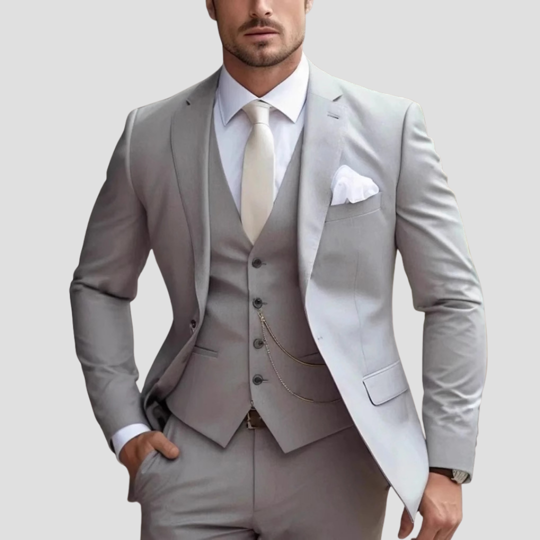 3-delad Slim Fit Kostym för Herr - Kristoffer
