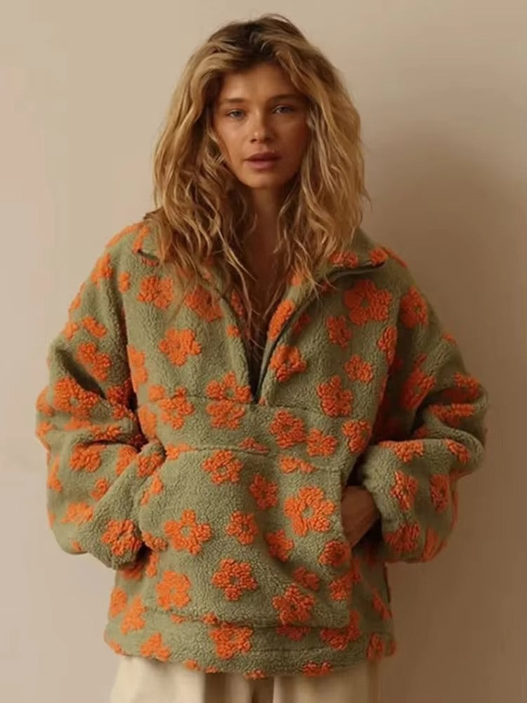 Blomsterdrøm Fleece Hoodie