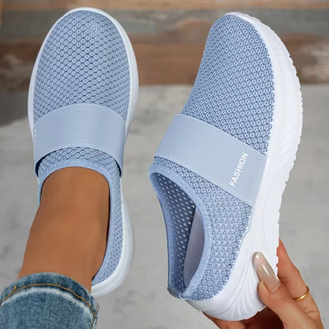 Dam Sneakers med Klemmförslutning för Enkel Påtagning