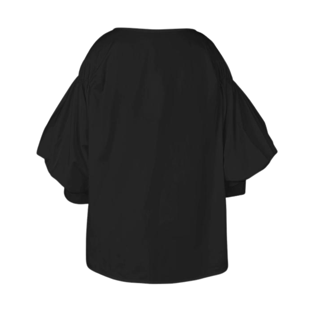 Blus med puffärmar för dam – Elise-modell