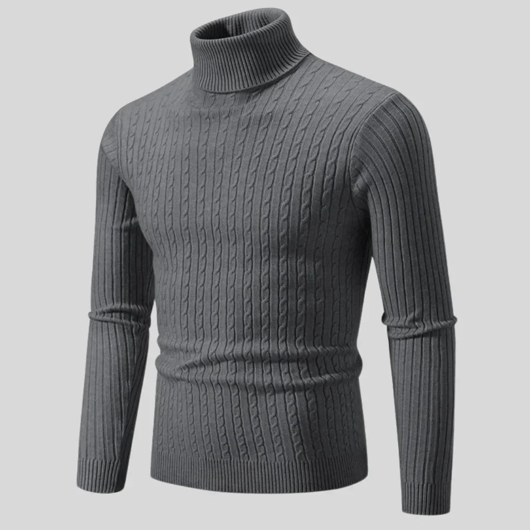 Christoph stilfuld rullekrave sweater – herrer