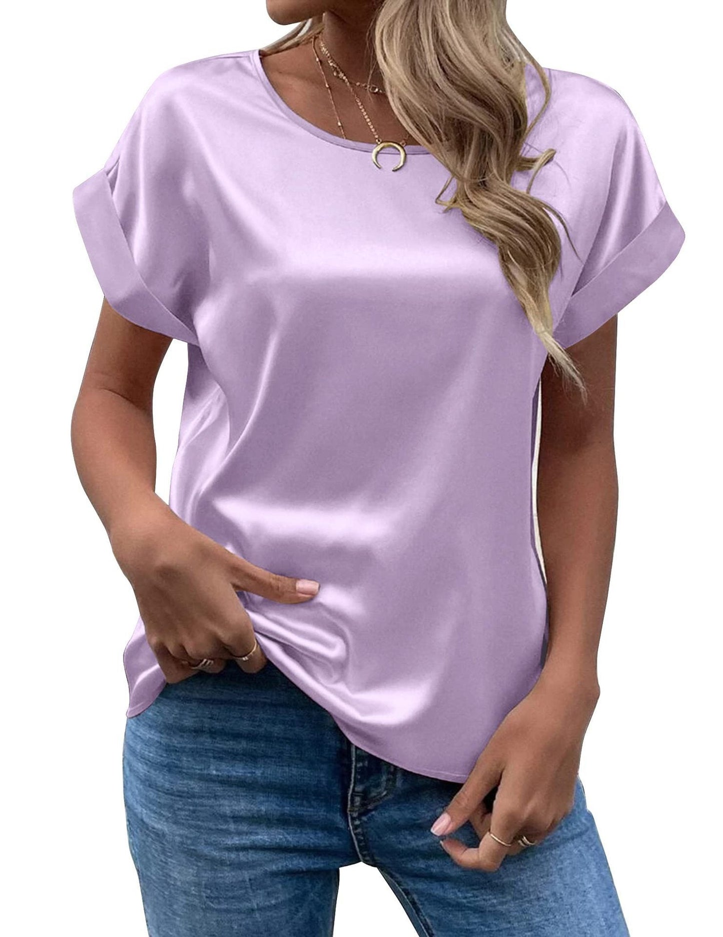 Sienna - Avslappnat T-shirt för Kvinnor