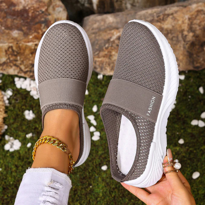 Dam Sneakers med Klemmförslutning för Enkel Påtagning