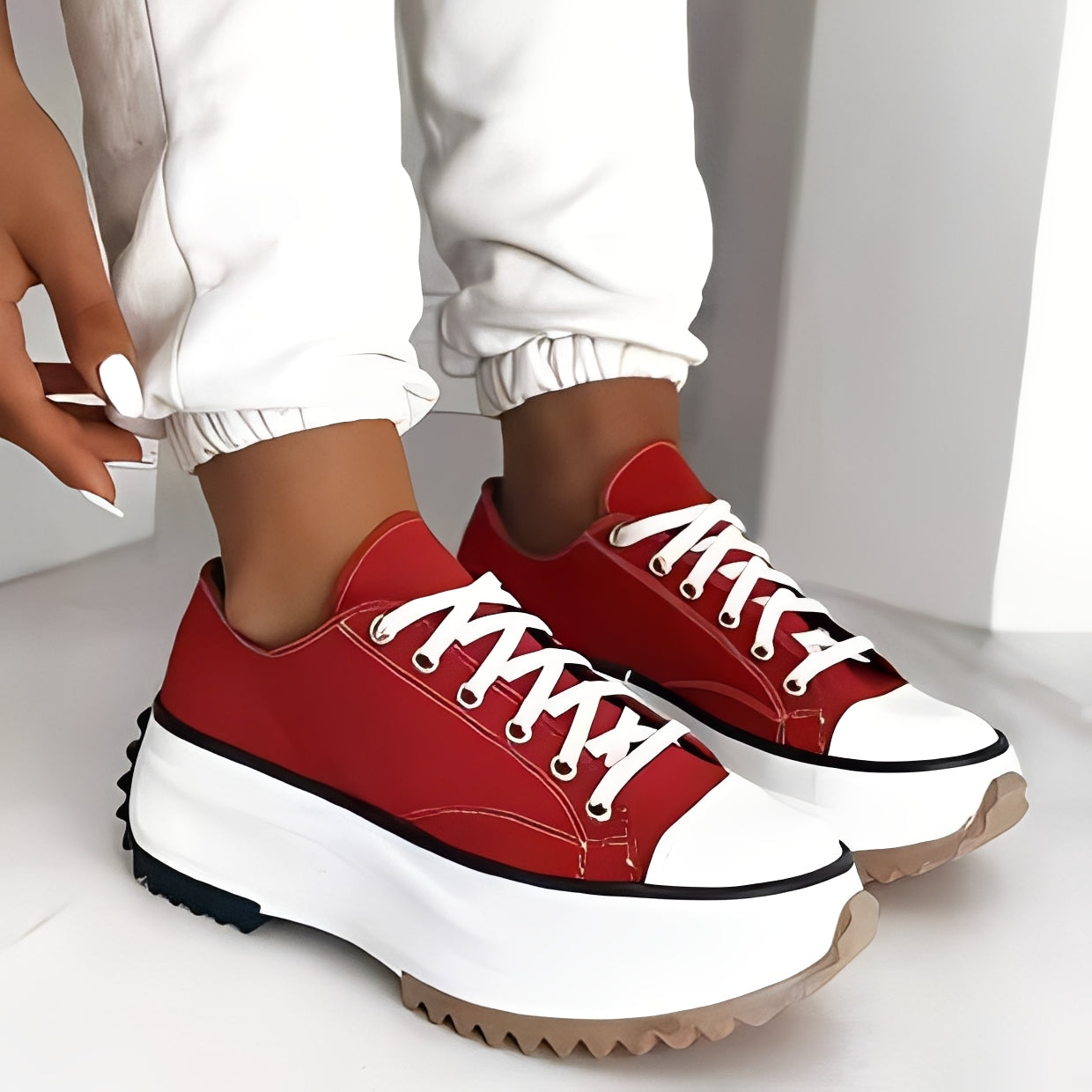 Vibrant - Trendiga Sneakers för Mode Medvetna Kvinnor