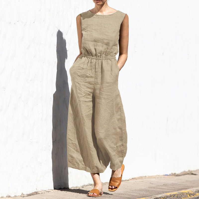Sofia - Elegant ärmlös jumpsuit för stilmedvetna kvinnor