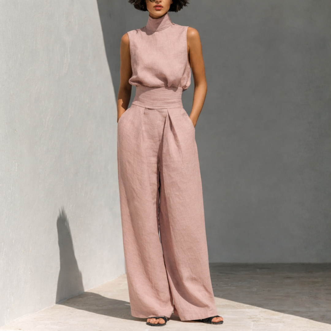 Set med Vida Byxor för Dam – Minimalistisk Stil
