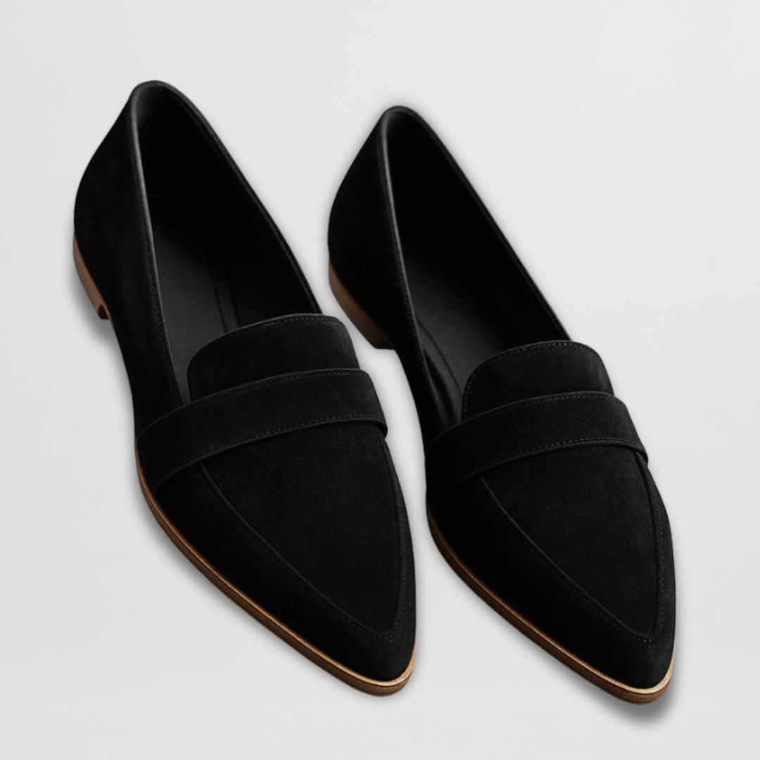 Lina | Eleganta sommarloafers med spetsig tå