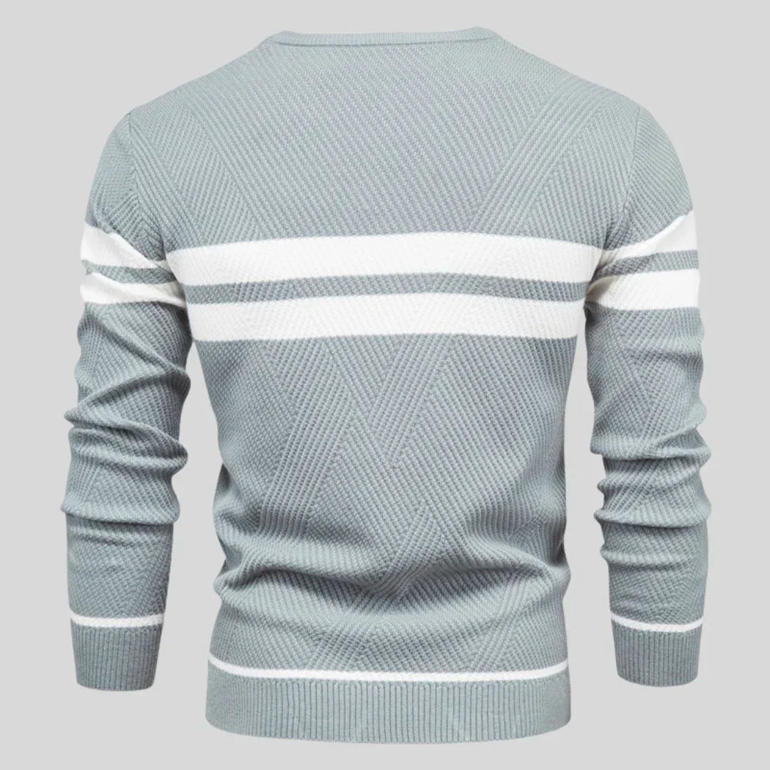 Bruno varm bomulds pullover – herre