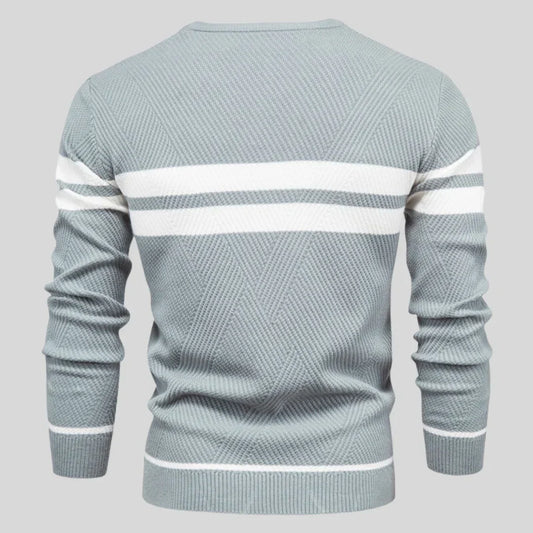 Bruno varm bomulds pullover – herre