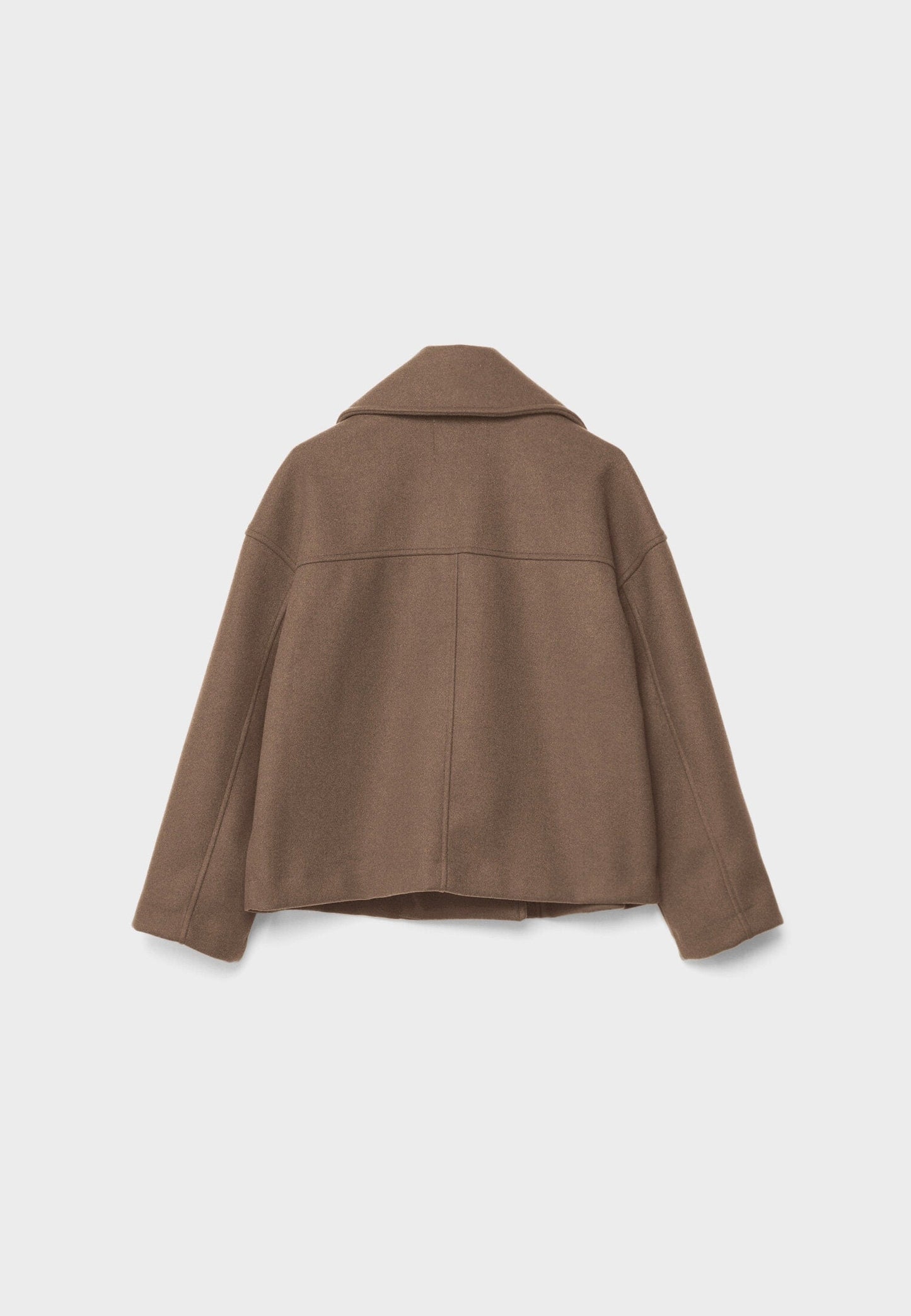 Moderne kort blazer med dobbeltknap