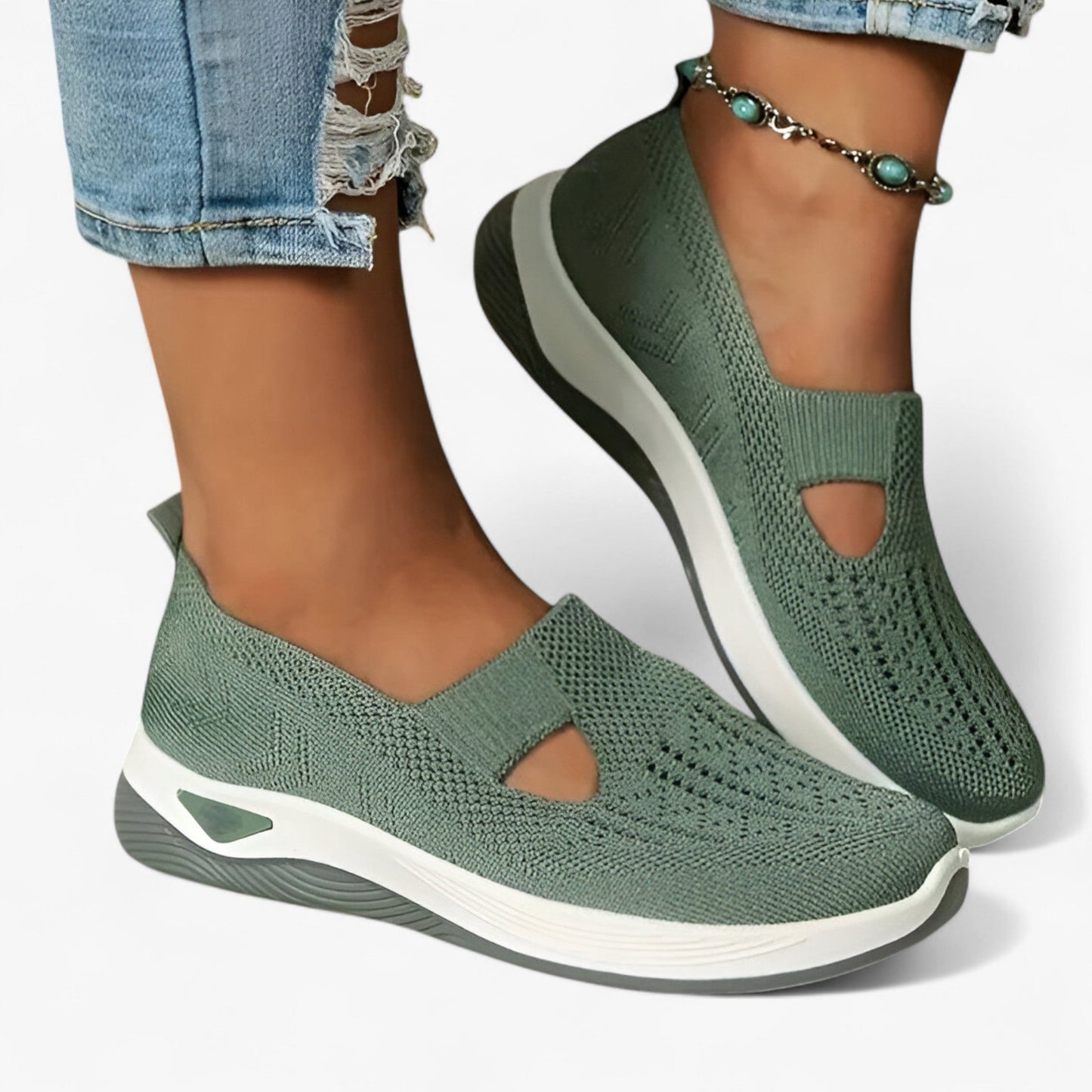 Dam Skor Slip-On i Elegant Design