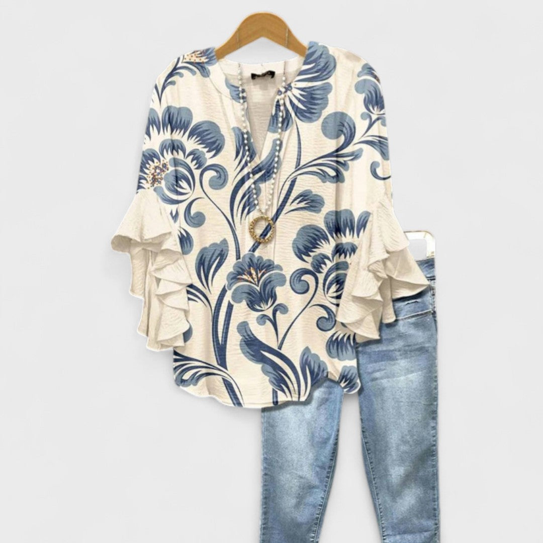 Lätt och Elegant Blus för Dam