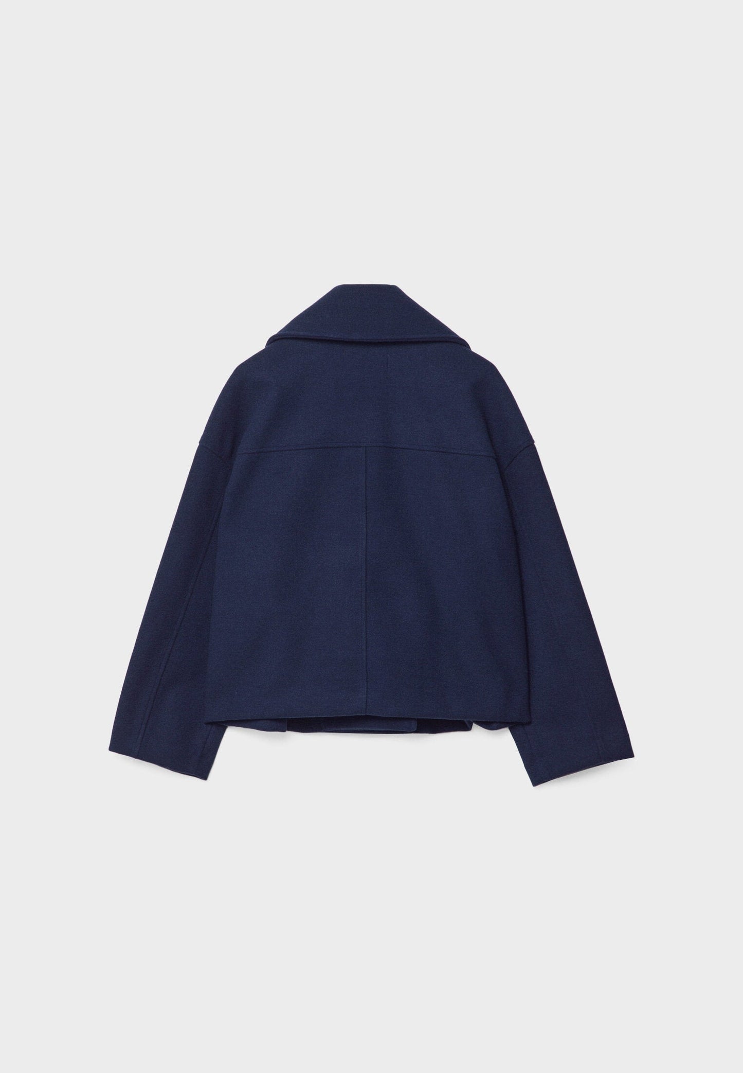 Moderne kort blazer med dobbeltknap