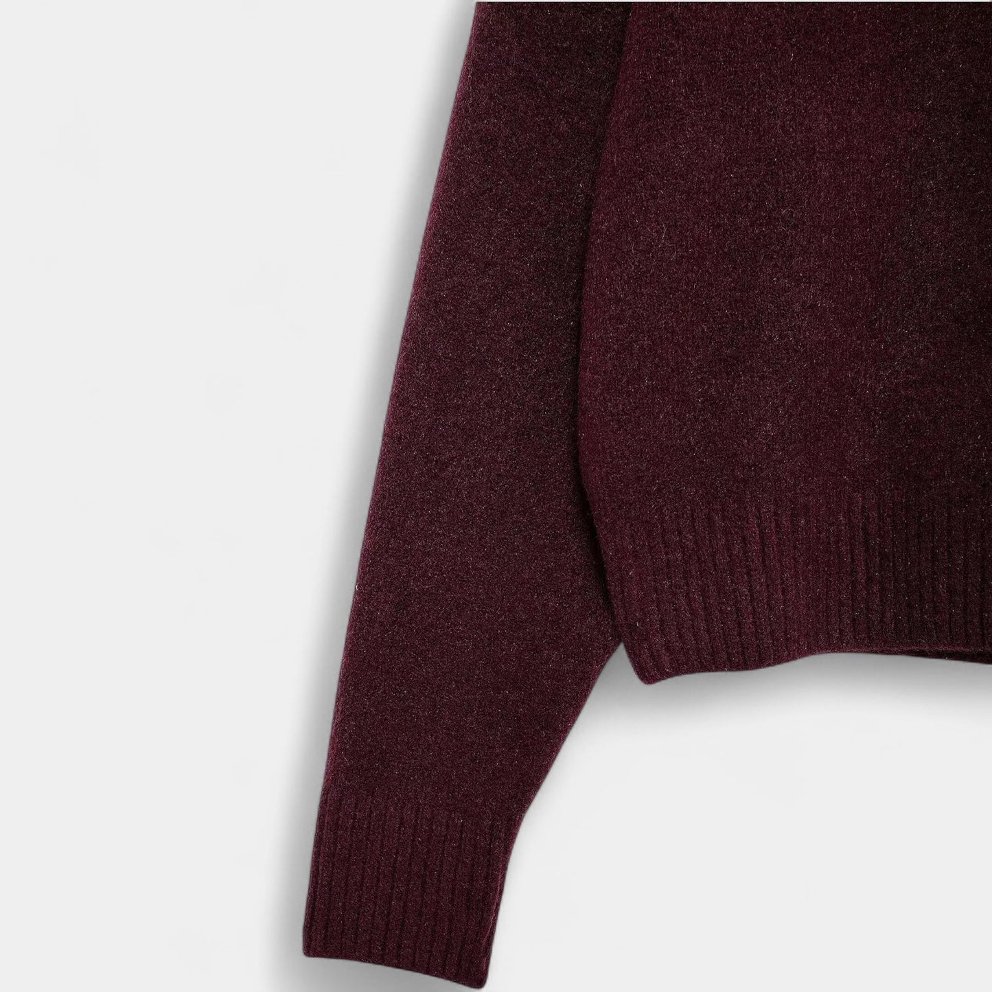 Elegant Strikpullover med Høj Krave – Stilfuld Varmekilde